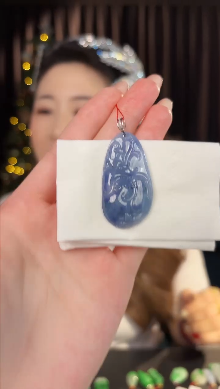 【闪购商品】翡翠颈饰18K金镶嵌缅料A货/支持复检/一件