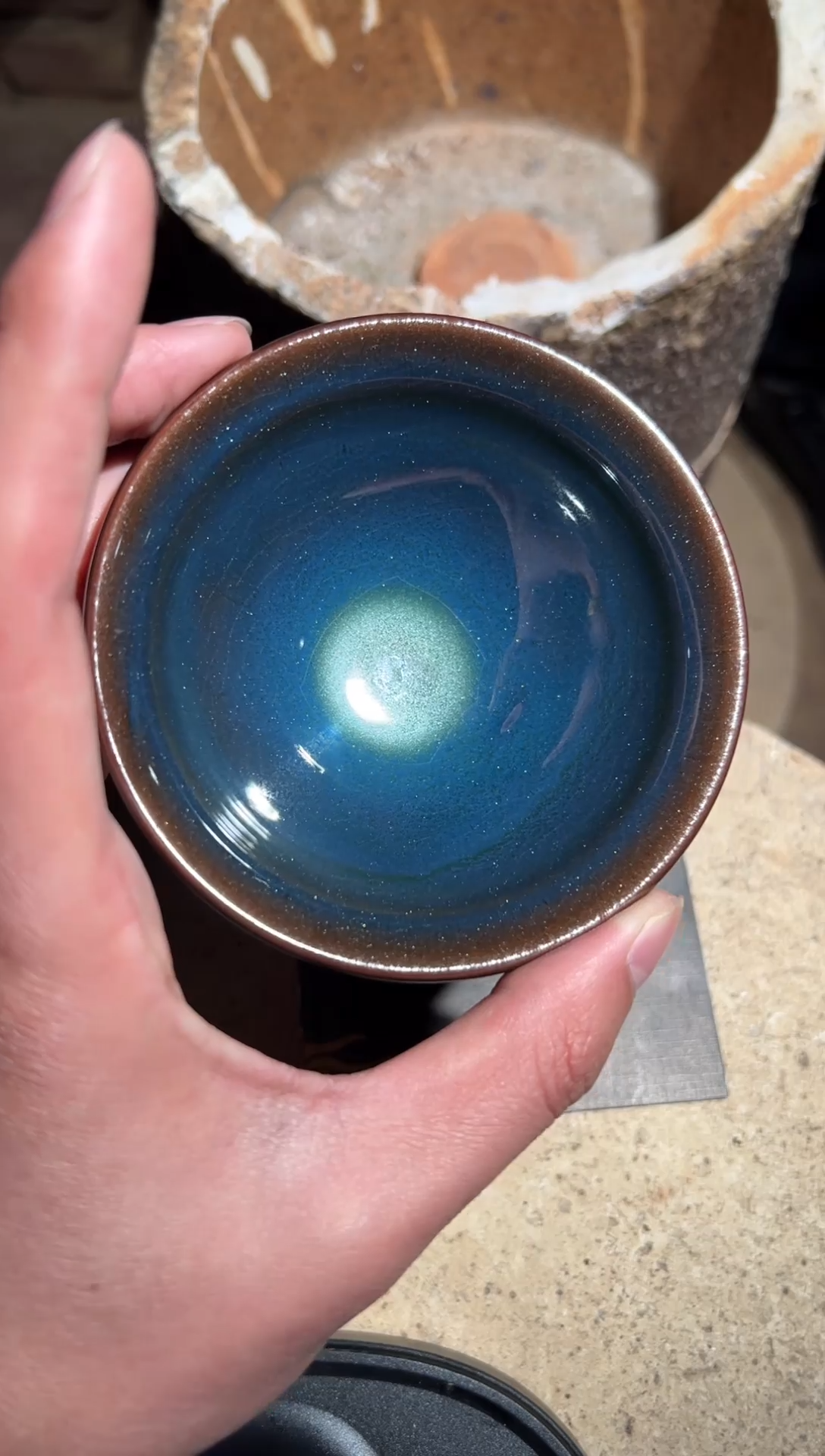 茶盏泉月建盏林正青作品03