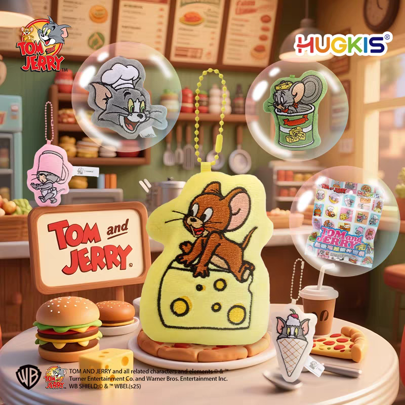 【现拆】猫和老鼠汤姆杰瑞磁吸毛绒挂件冰箱贴可爱礼物