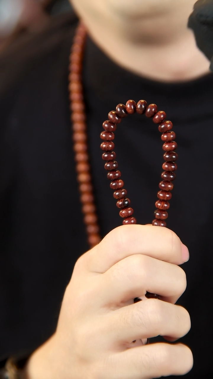 【闪购商品】降真香手串/手链海南红降土埋玉化料5*8算盘珠手串