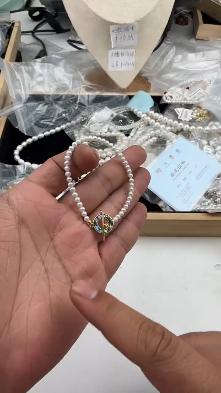 【闪购商品】淡水珍珠111银S925镶嵌1111