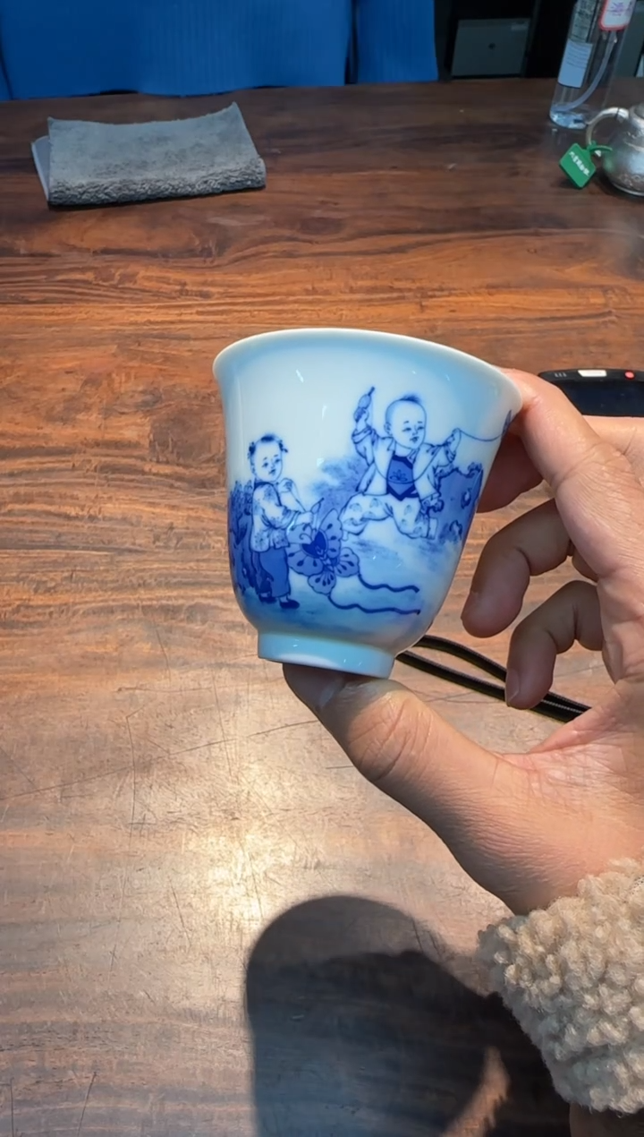 【闪购商品】择善堂 童子风筝铃铛杯