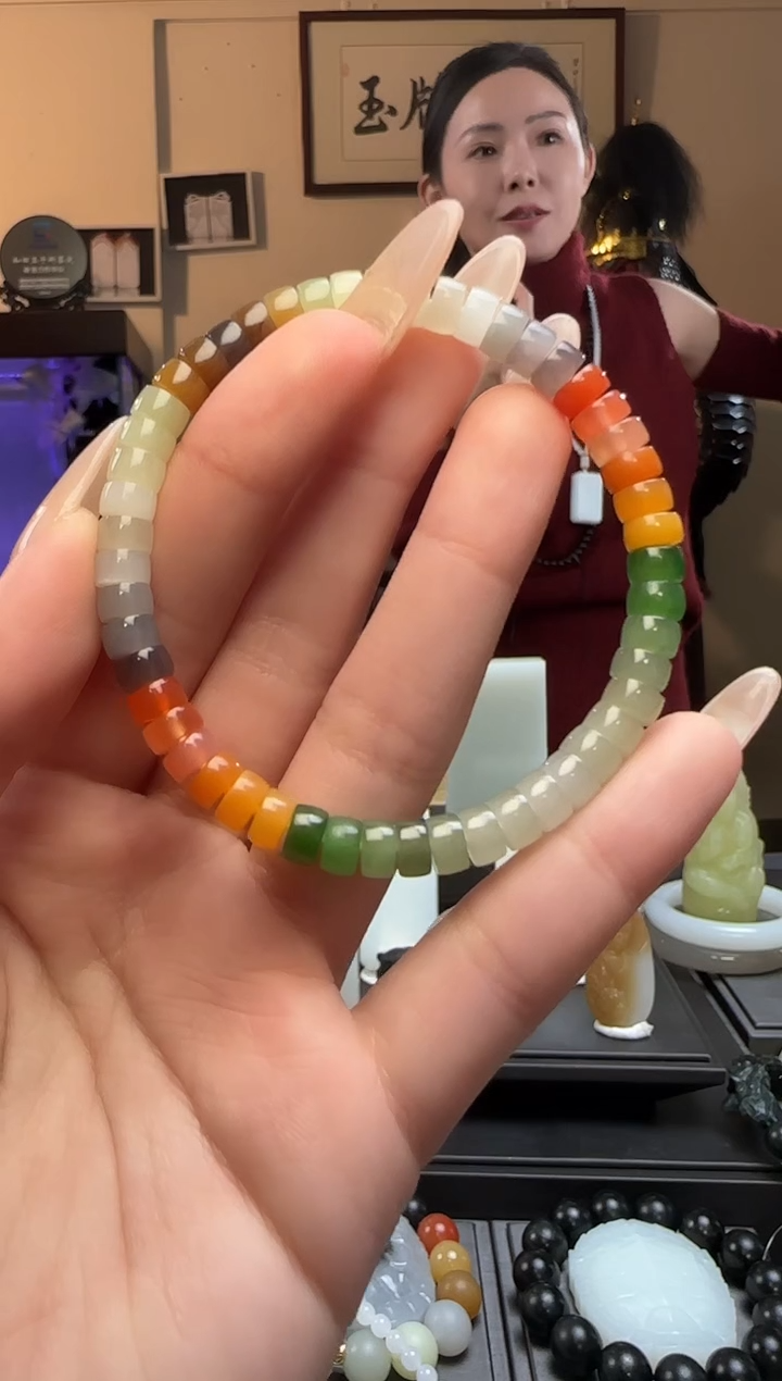 【闪购商品】和田玉多宝药片未镶嵌手串（多样性发货）