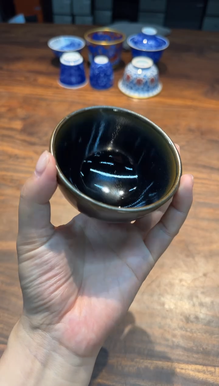 刘钦莹 天目单盏（不挑）瑕疵