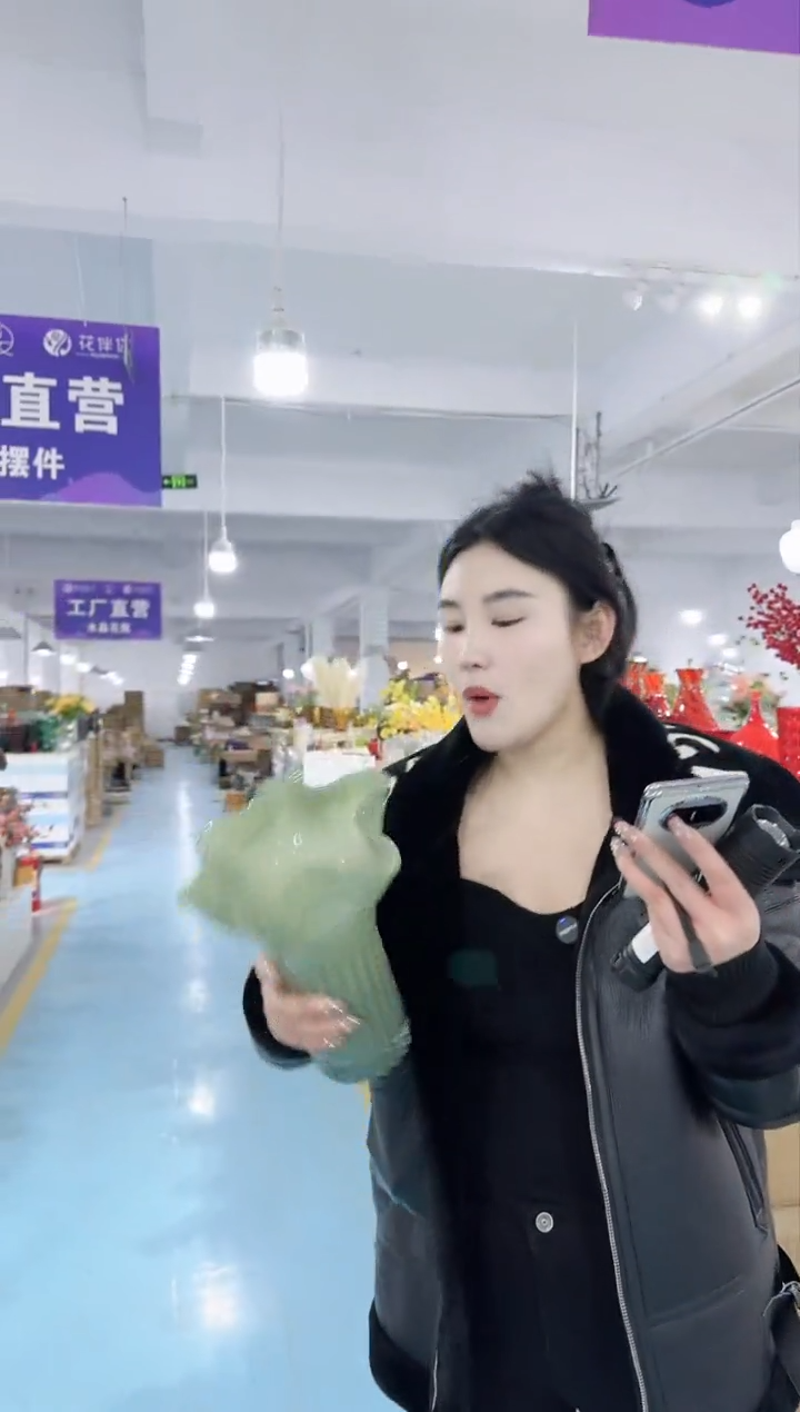 【闪购商品】无铅玻璃UU外贸仓花瓶微瑕-2SDG