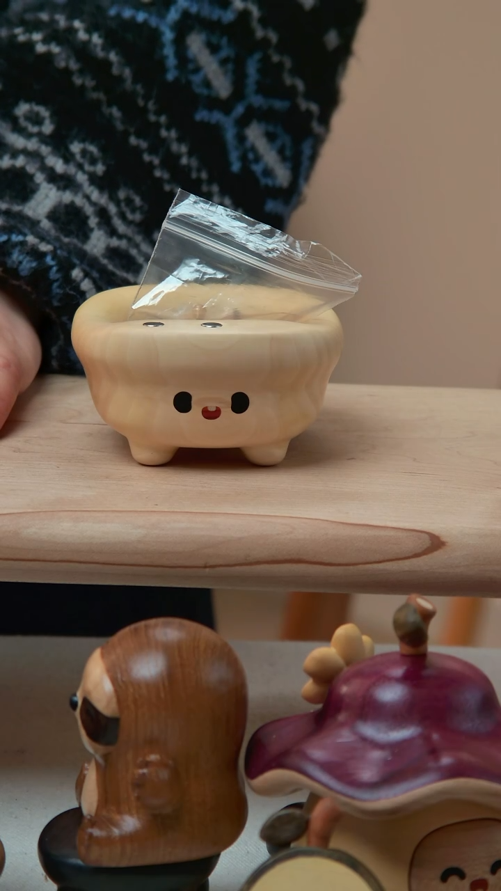 木痴唔储  黄杨浴缸微瑕