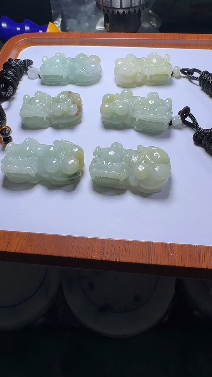 颈饰未镶嵌翡翠貔貅多样性发一件