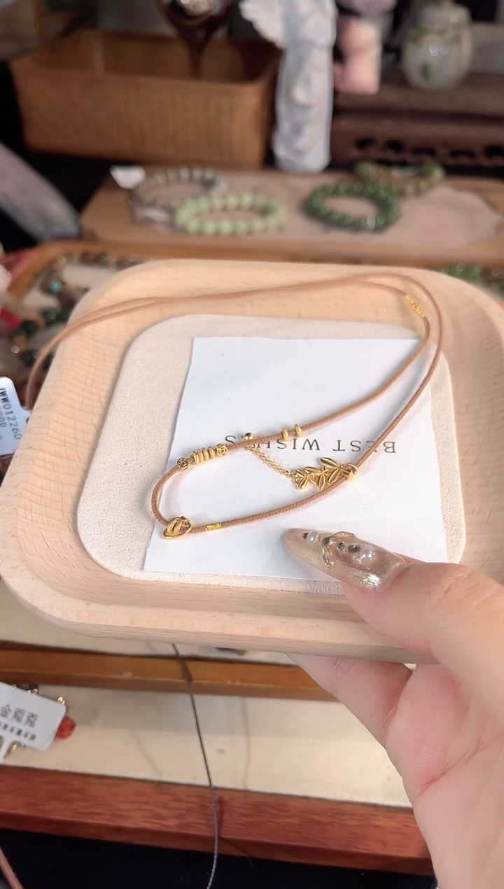 项链银S925镶嵌和田玉多样性发其一孤品默认微瑕