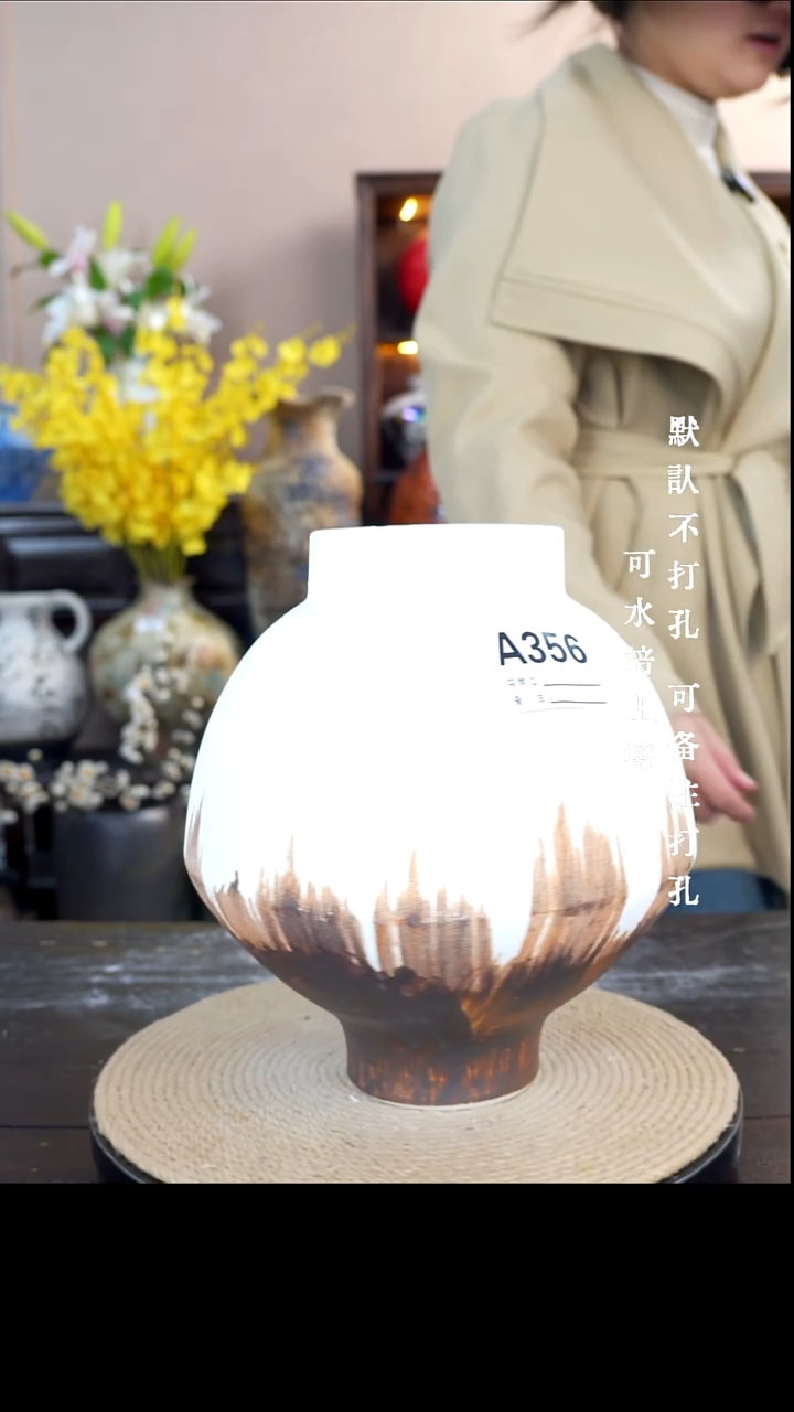 摆件陶瓷356景德镇高档陶瓷花瓶