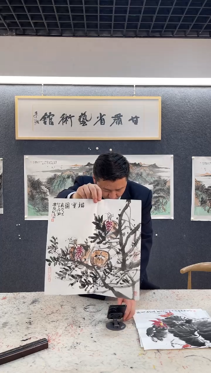 国画王兴C一平尺（花鸟）