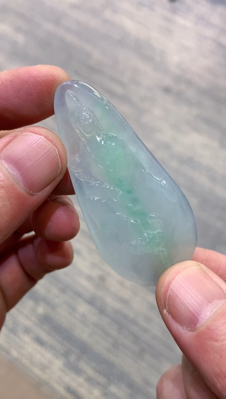颈饰未镶嵌翡翠天然A货翡翠