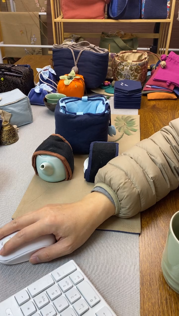 壶条+盖碗条+大号蓝色斗金