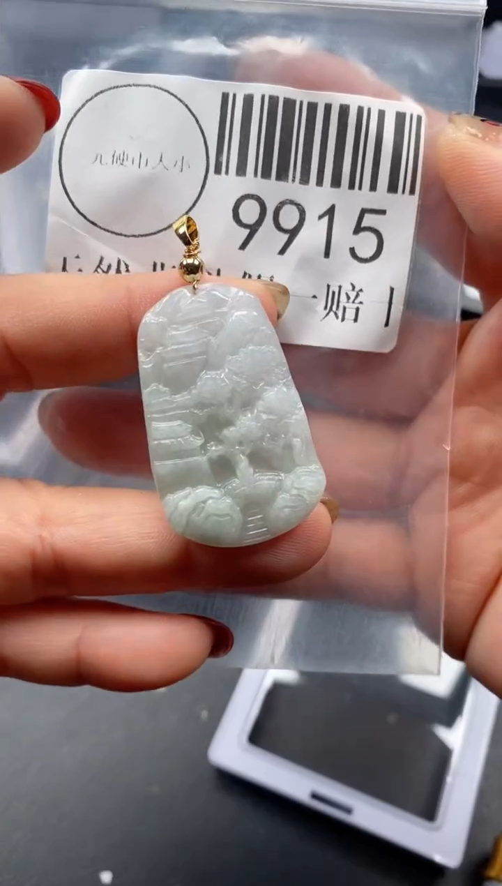 吊坠(不含链)未镶嵌翡翠9915