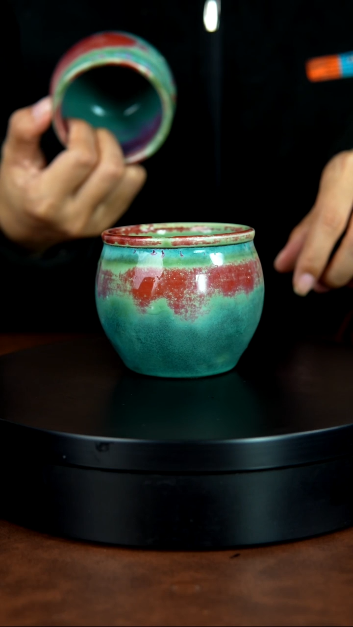 禹州神垕特产】原矿原产地钧瓷茶具