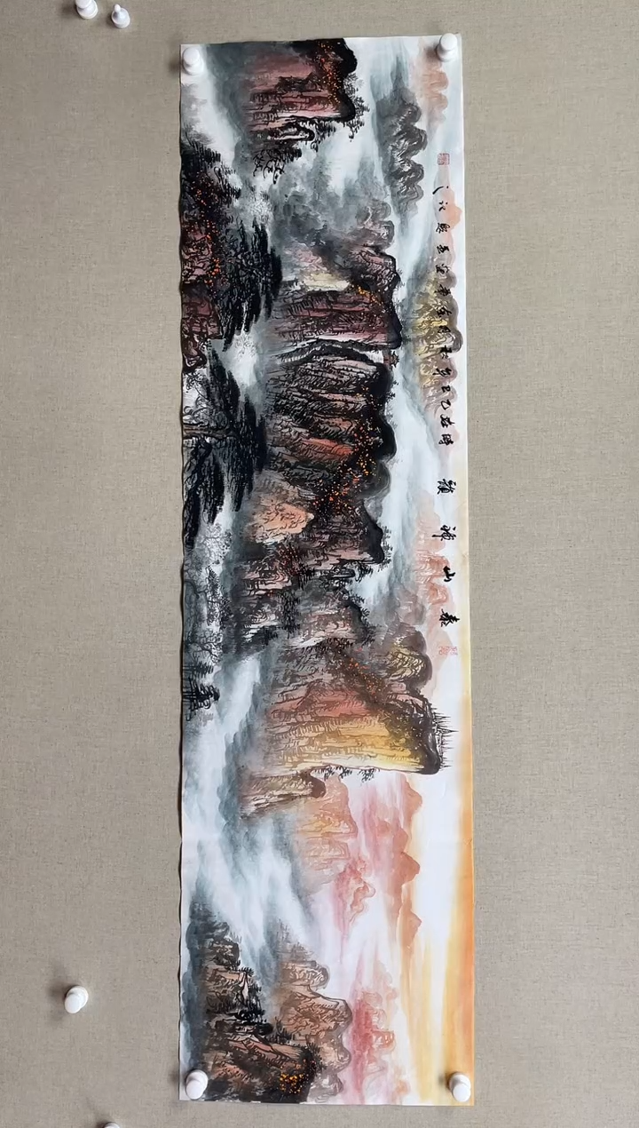 国画180*48 李金华李金华李金华李金华