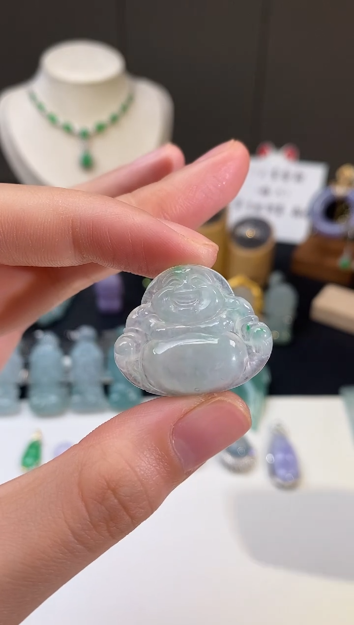 【闪购商品】翡翠吊坠(不含链)未镶嵌佛公