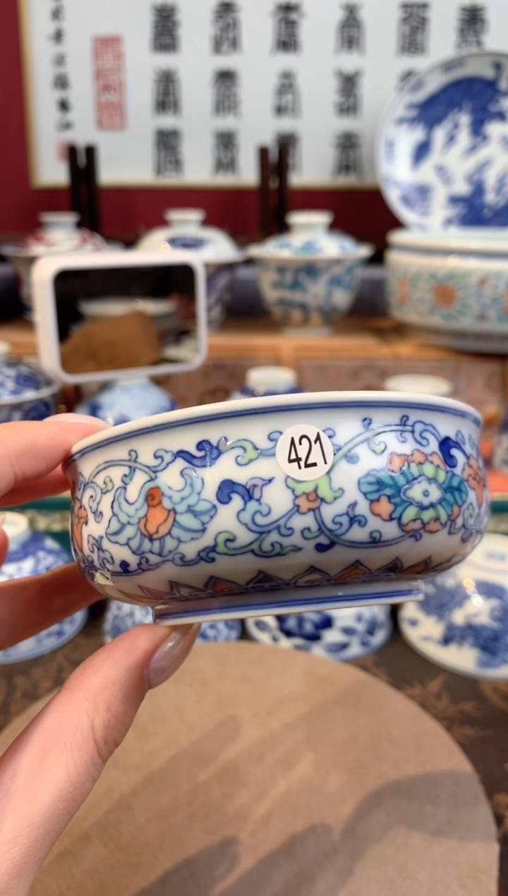 桔***¾421斗彩杯子cl102