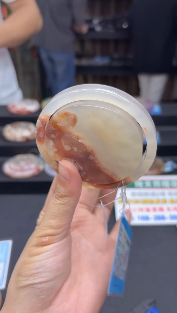 石英质玉未镶嵌手镯365（65圈赠送镯心）