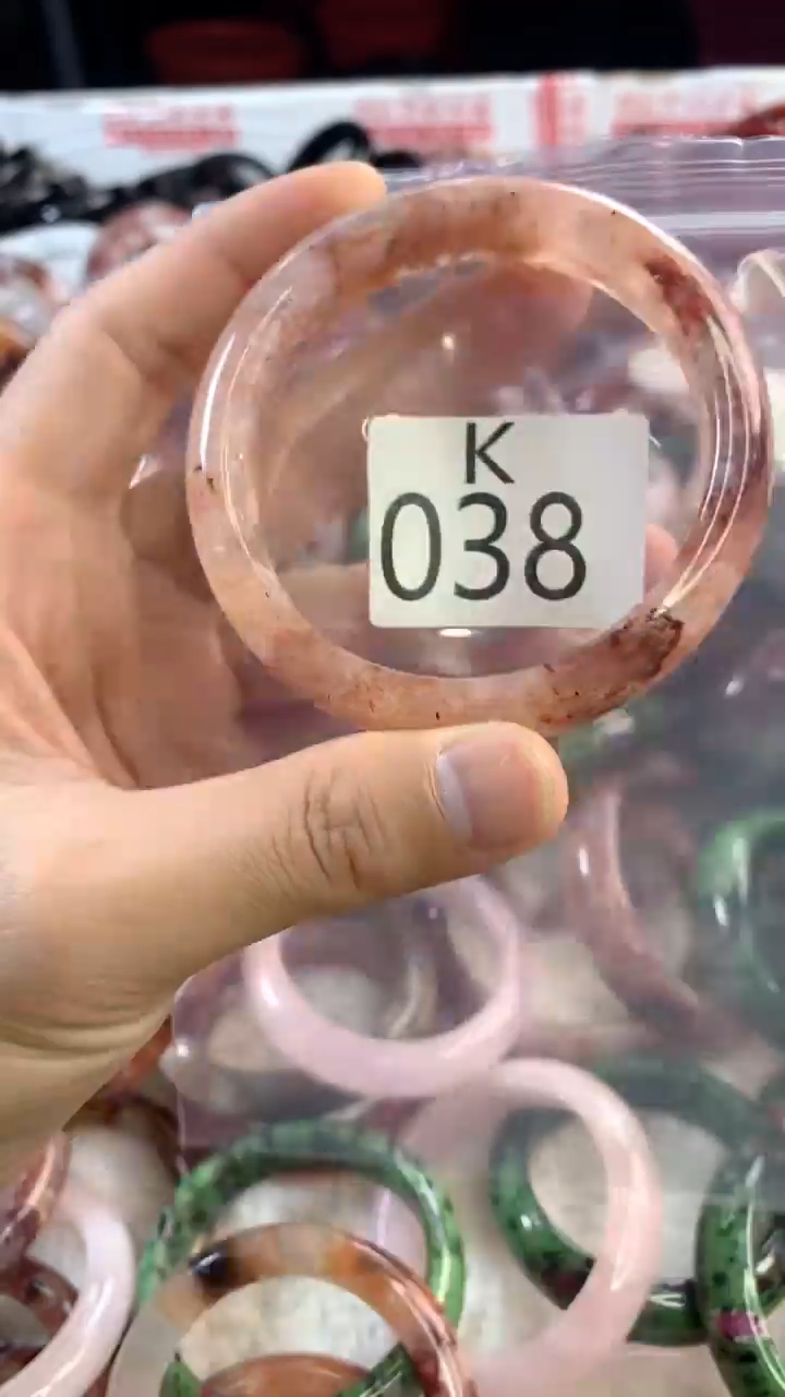 水晶手镯K未镶嵌水晶038-60