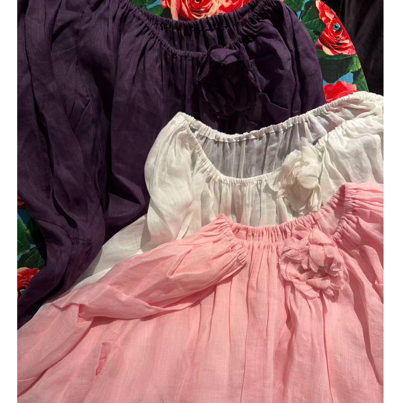 斜肩三色衬衫（福利款）