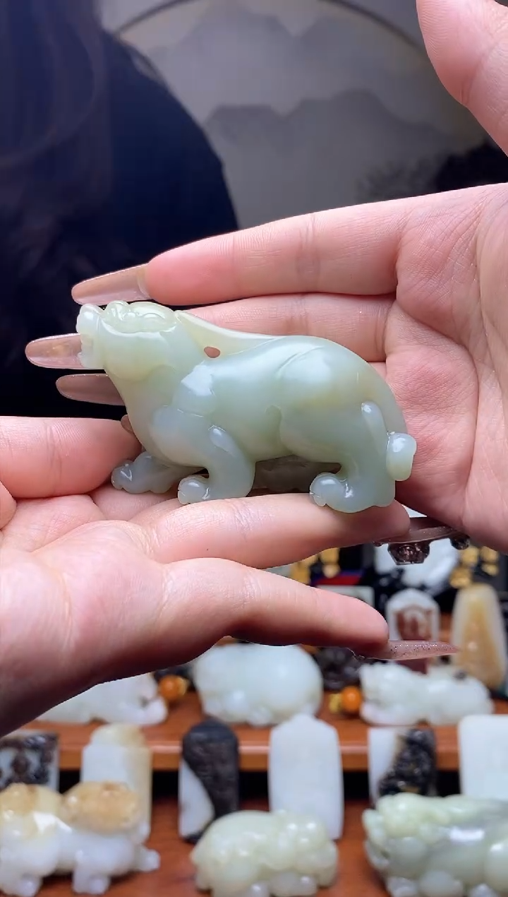 【闪购商品】和田玉吊坠未镶嵌73貔貅