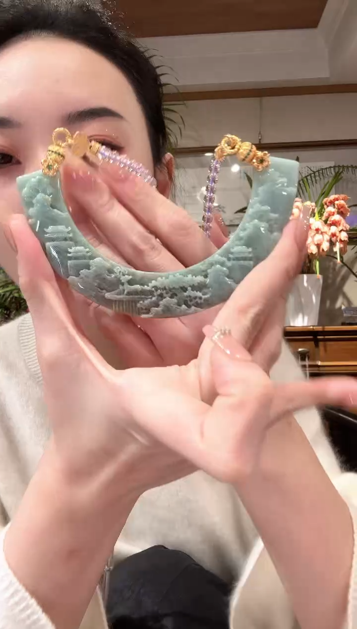 【闪购商品】翡翠颈饰未镶嵌国风