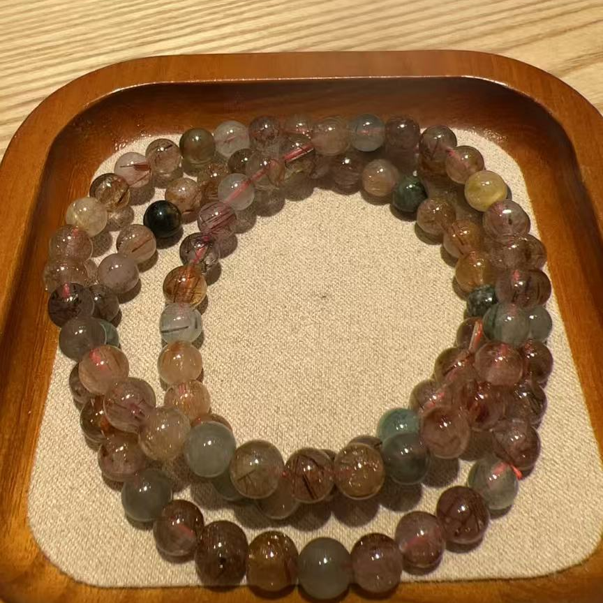 普陀山6mm多宝兔毛水晶手串（小）