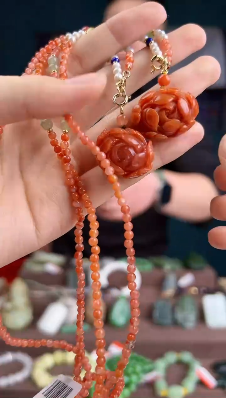 【闪购商品】南红玛瑙颈饰未镶嵌ZZ 拍一发一 多样性发货