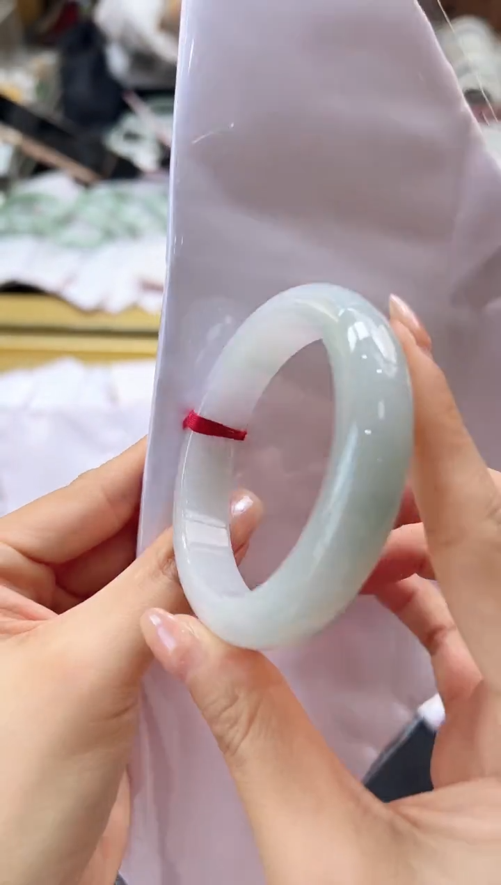 翡翠未镶嵌手镯TS0320-Q37/52.3圈