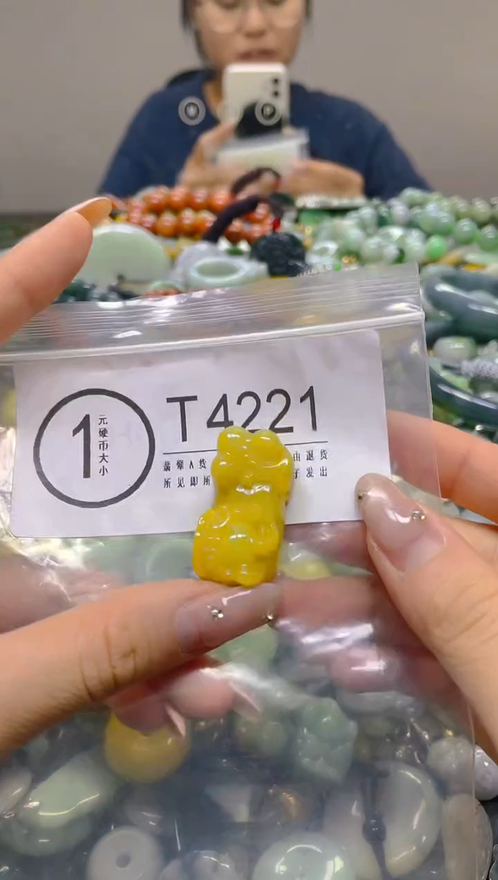 颈饰未镶嵌翡翠/T/翡翠A货，一件也是批发价