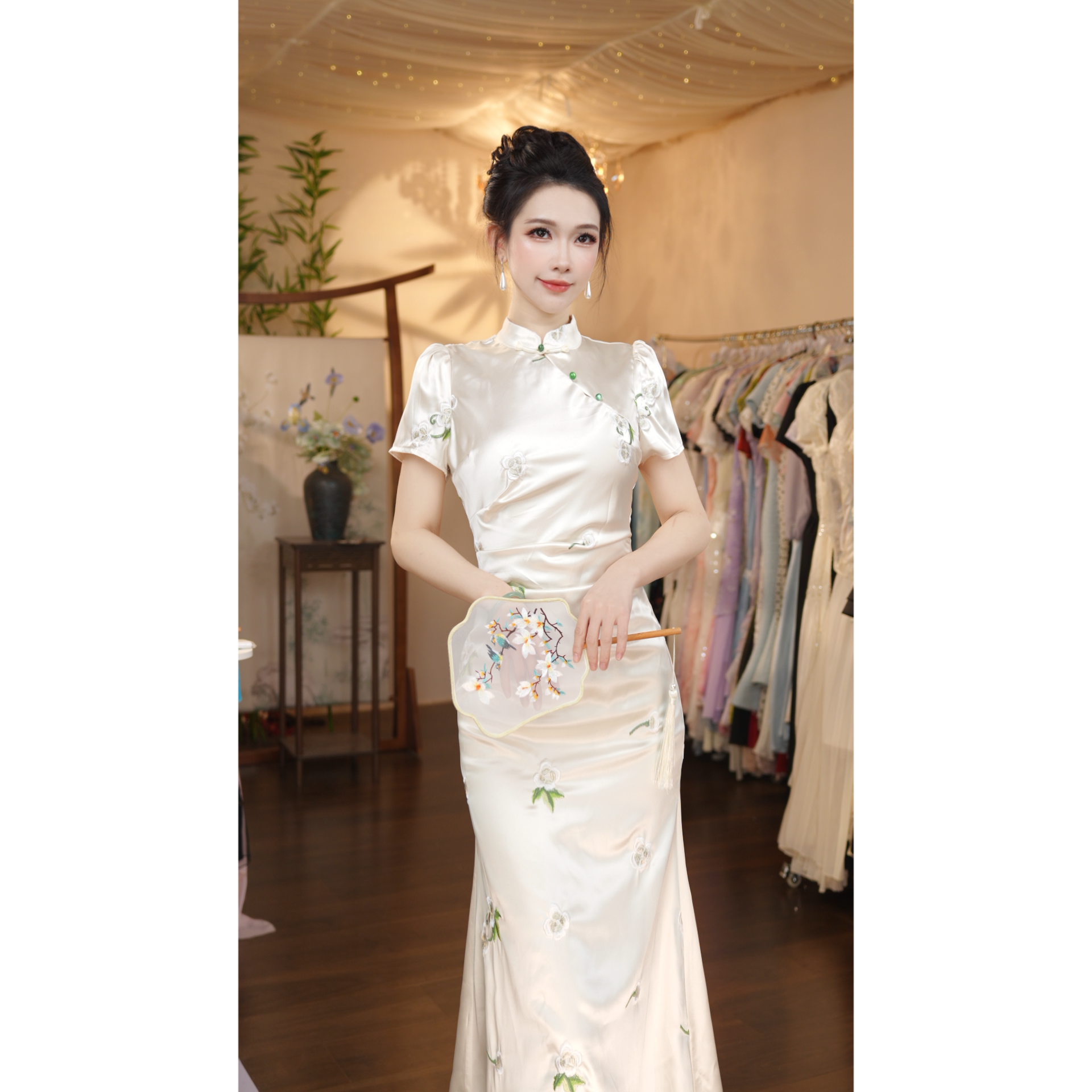 七姐原创-茉莉清茶-1378 连衣裙（P233）-119cm