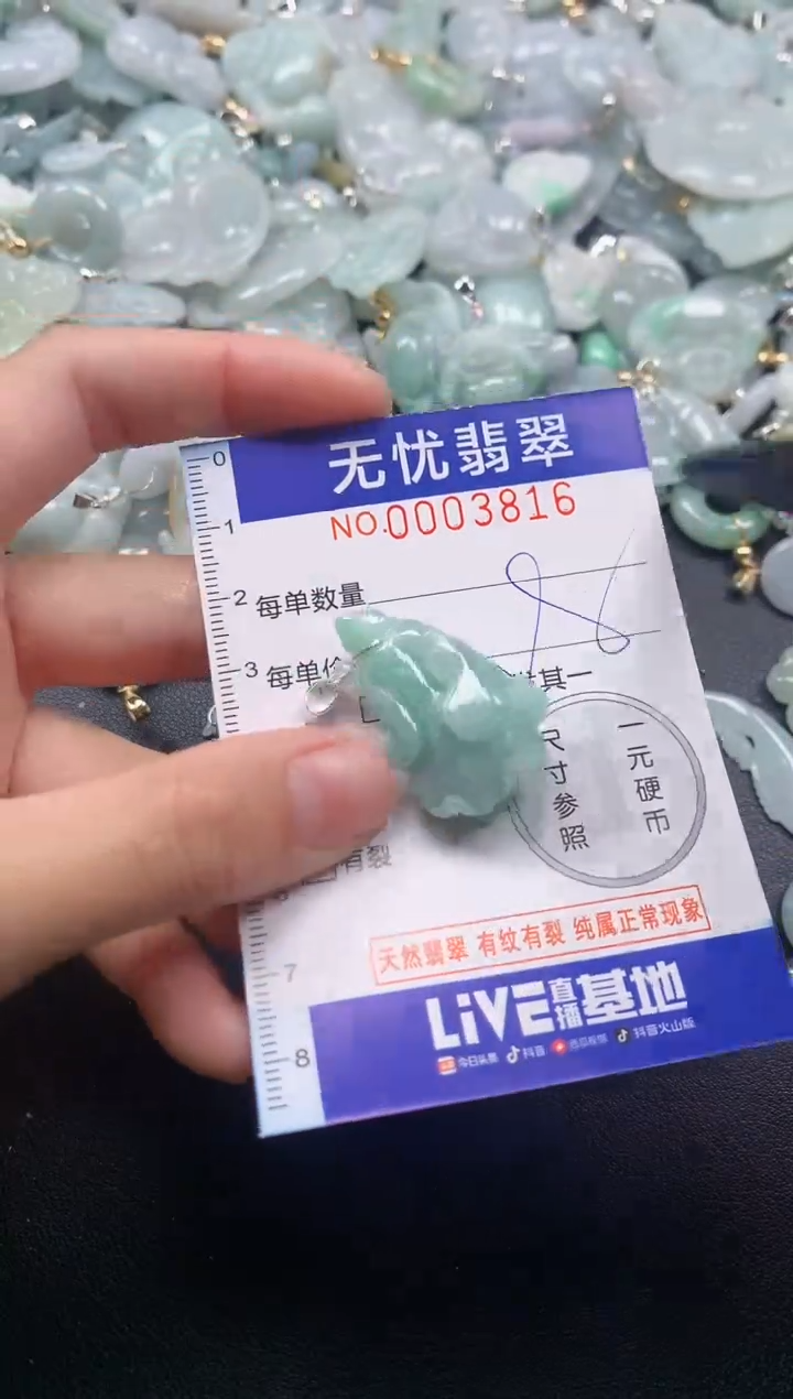 颈饰未镶嵌翡翠3816