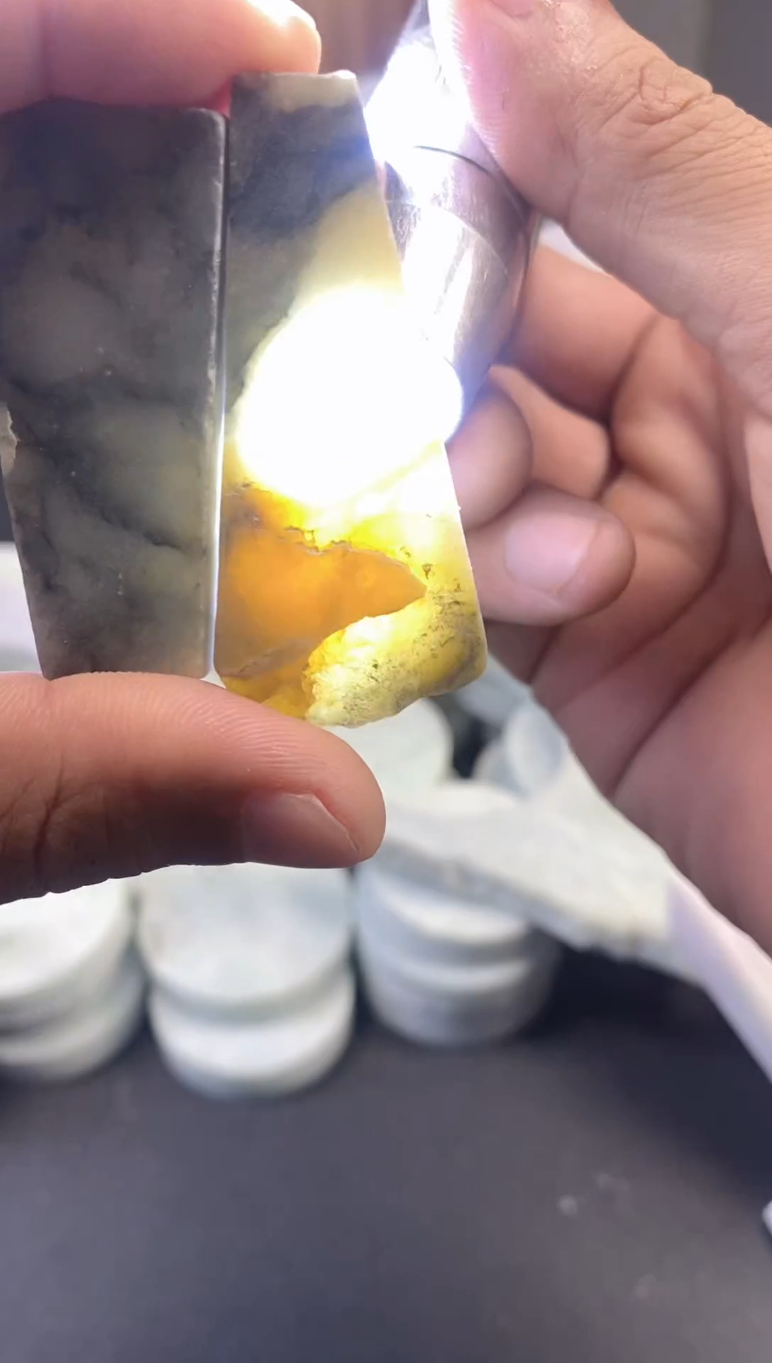 裸石翡翠练手料A货天然翡翠