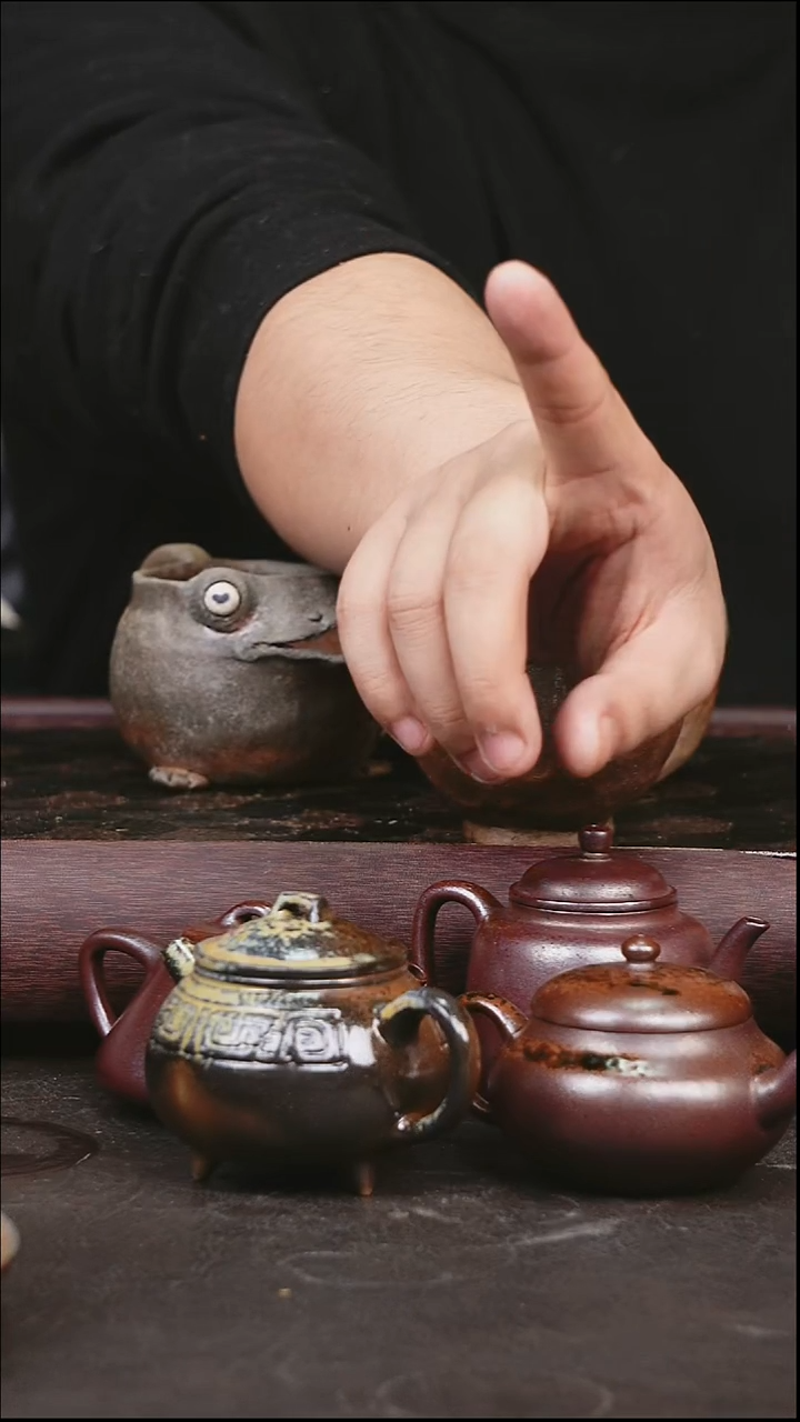 茶壶紫砂柴烧 杯