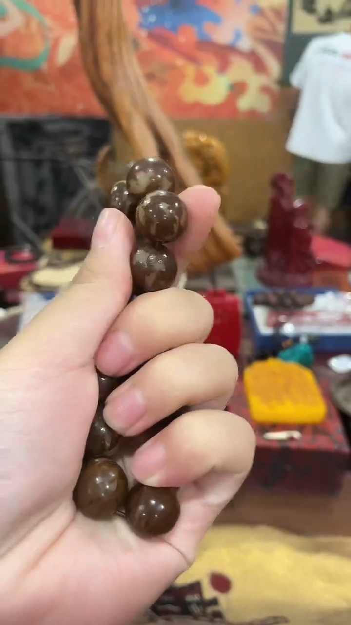 西瓜纹手串-----