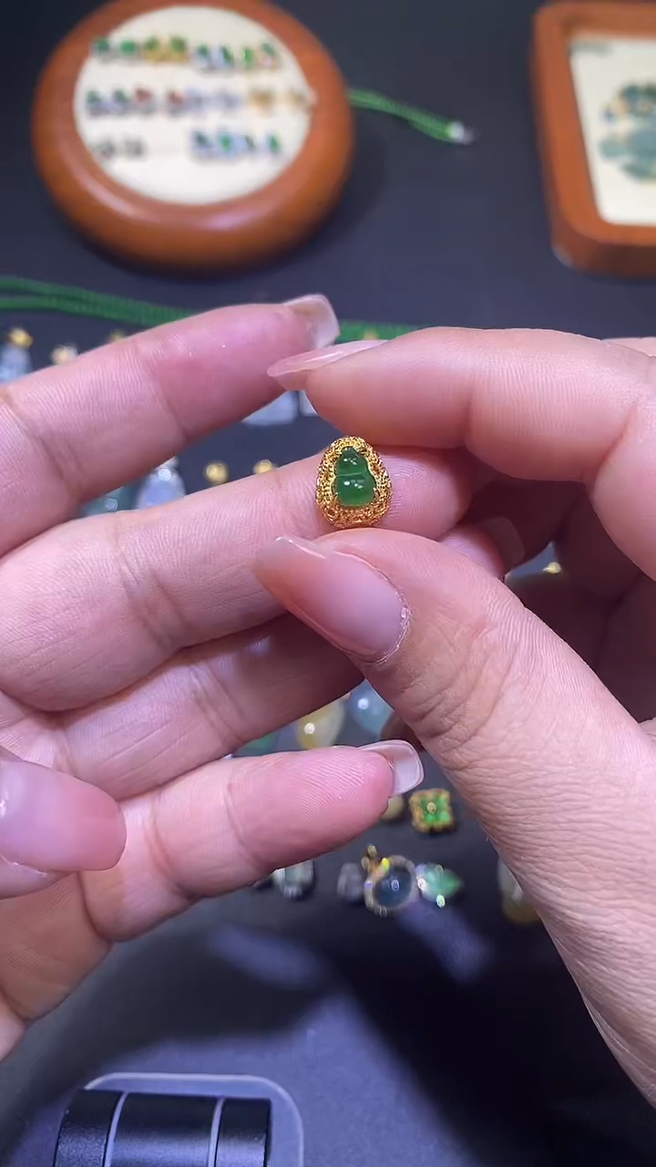 【闪购商品】翡翠吊坠(不含链)银S925镶嵌1