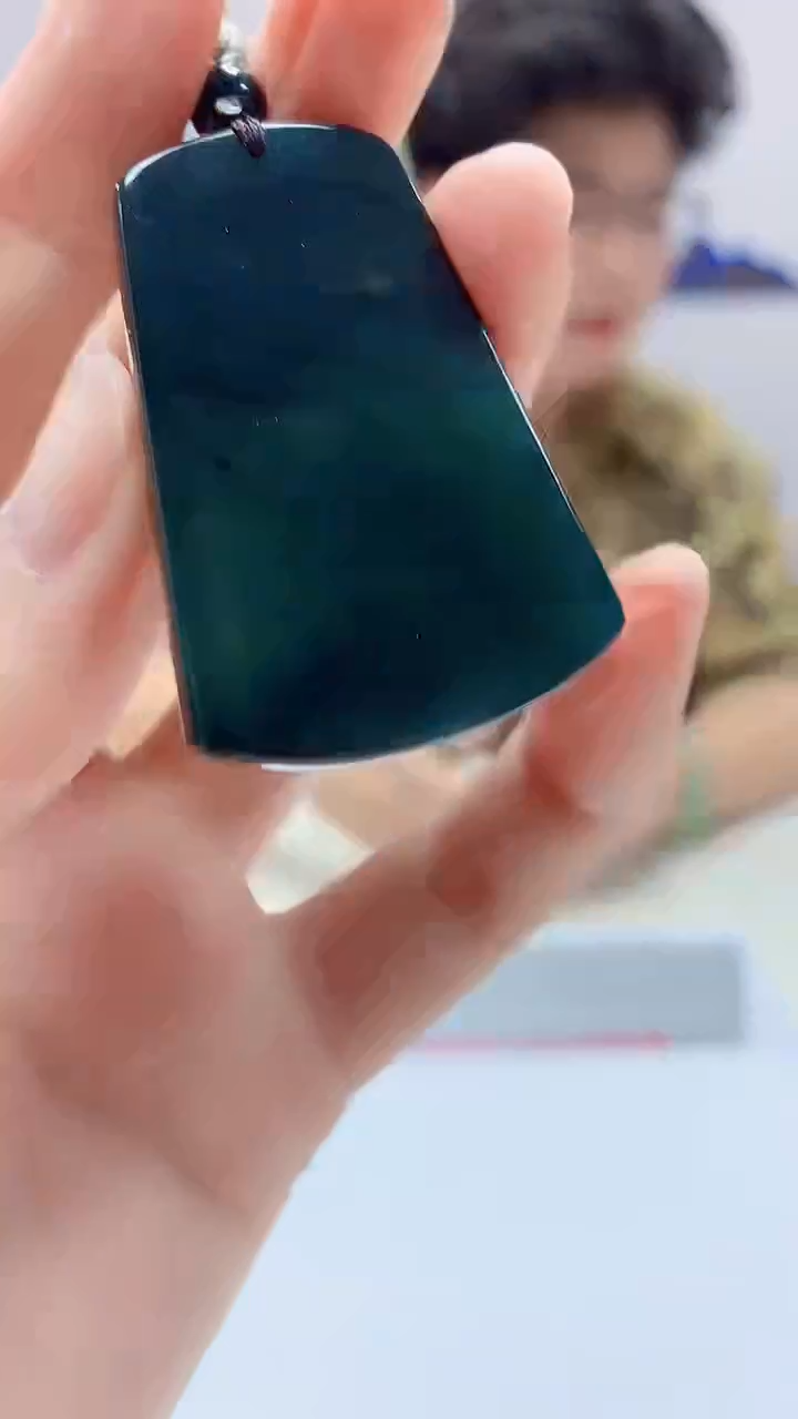 【闪购商品】定制翡翠未镶嵌4688zm-毛货挂件无事牌189