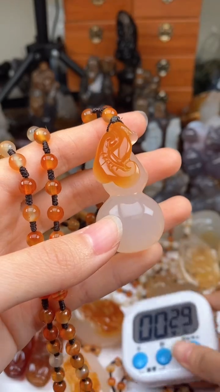 【闪购商品】玛瑙/玉髓颈饰未镶嵌AA