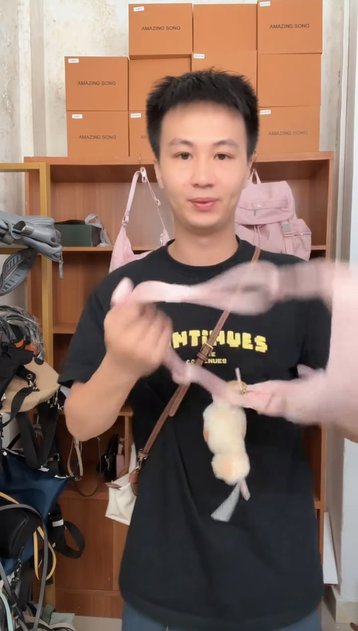 PU 6L 牛角 粉色 1098