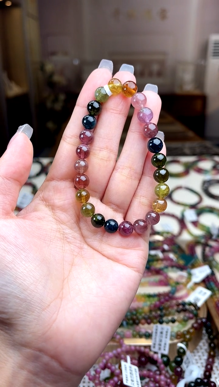 【闪购商品】碧玺/未镶嵌7mm+碧玺单圈多样性发货