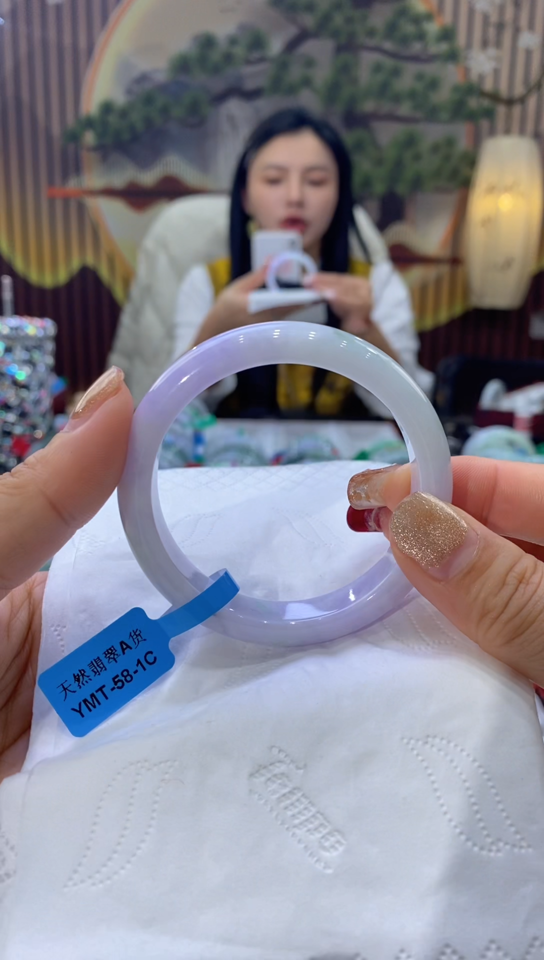 【闪购商品】翡翠手镯未镶嵌多人06318
