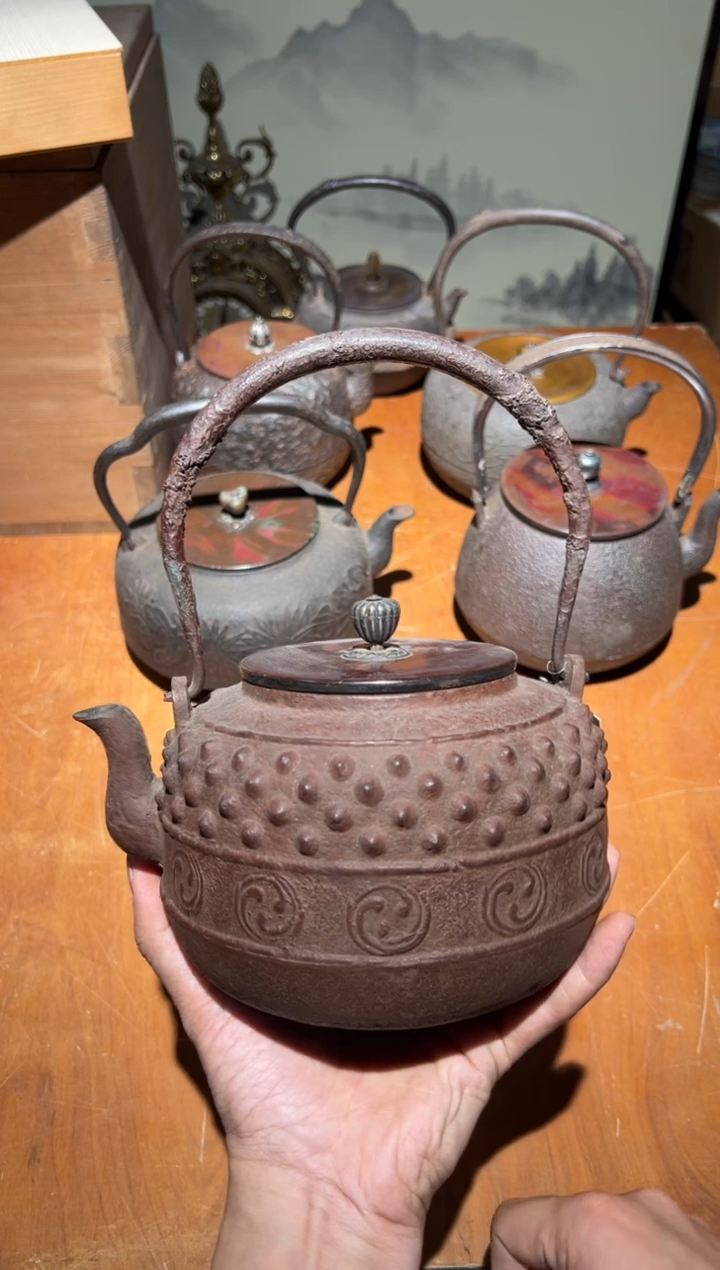 铁A1453铁壶中古周边/