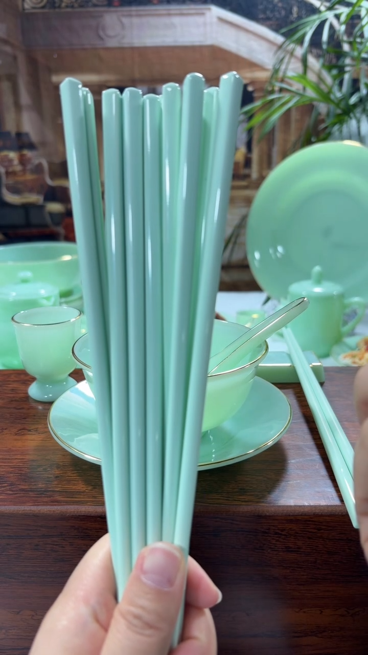 【闪购商品】. 玉瓷陶瓷筷子10双 【贝美】