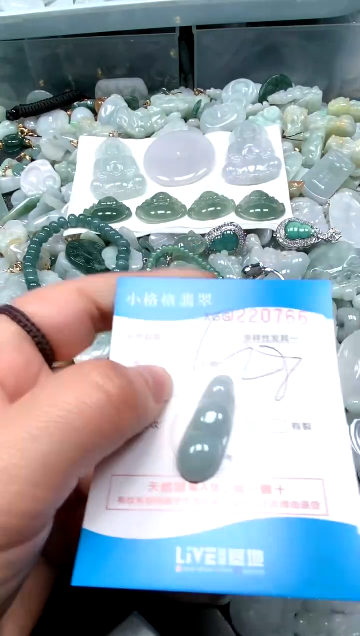 【闪购商品】翡翠颈饰未镶嵌闪购商品0220766