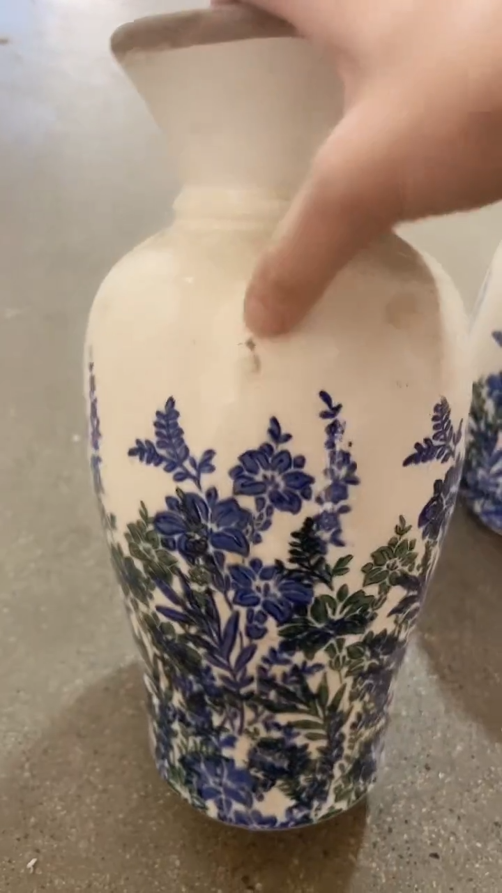 【闪购商品】陶瓷花盆高30cm内口9.5cm