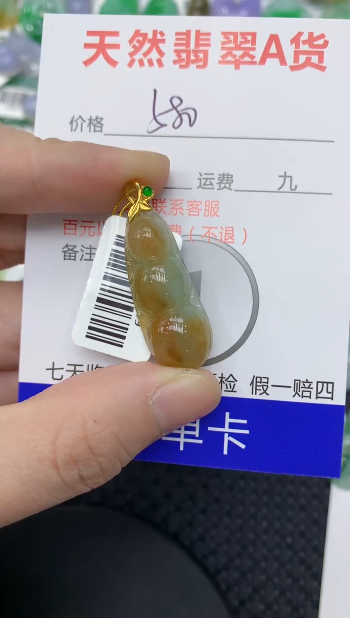 【闪购商品】翡翠颈饰18K金镶嵌111111111111