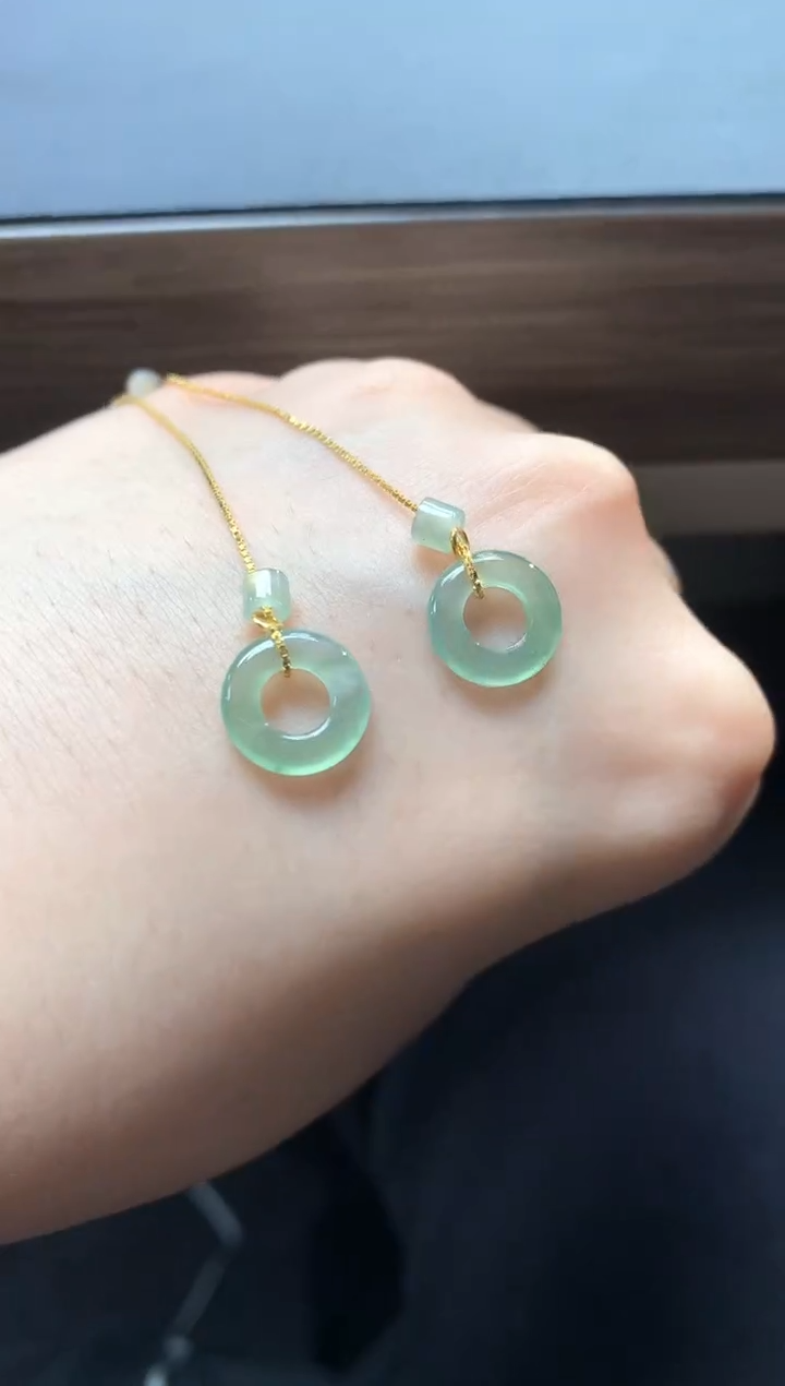 【闪购商品】翡翠耳饰银S925镶嵌耳饰|250+30