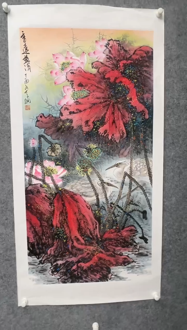 【闪购商品】绘画李纲-8平尺-花鸟国画