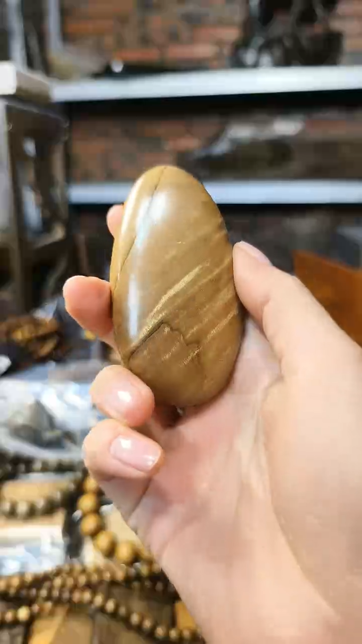 【闪购商品】金丝楠无事牌手把件