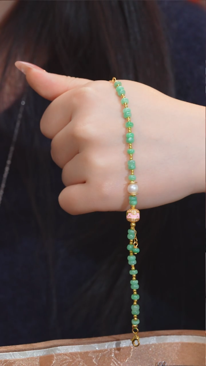 【闪购商品】翡翠手链未镶嵌  @@W5184